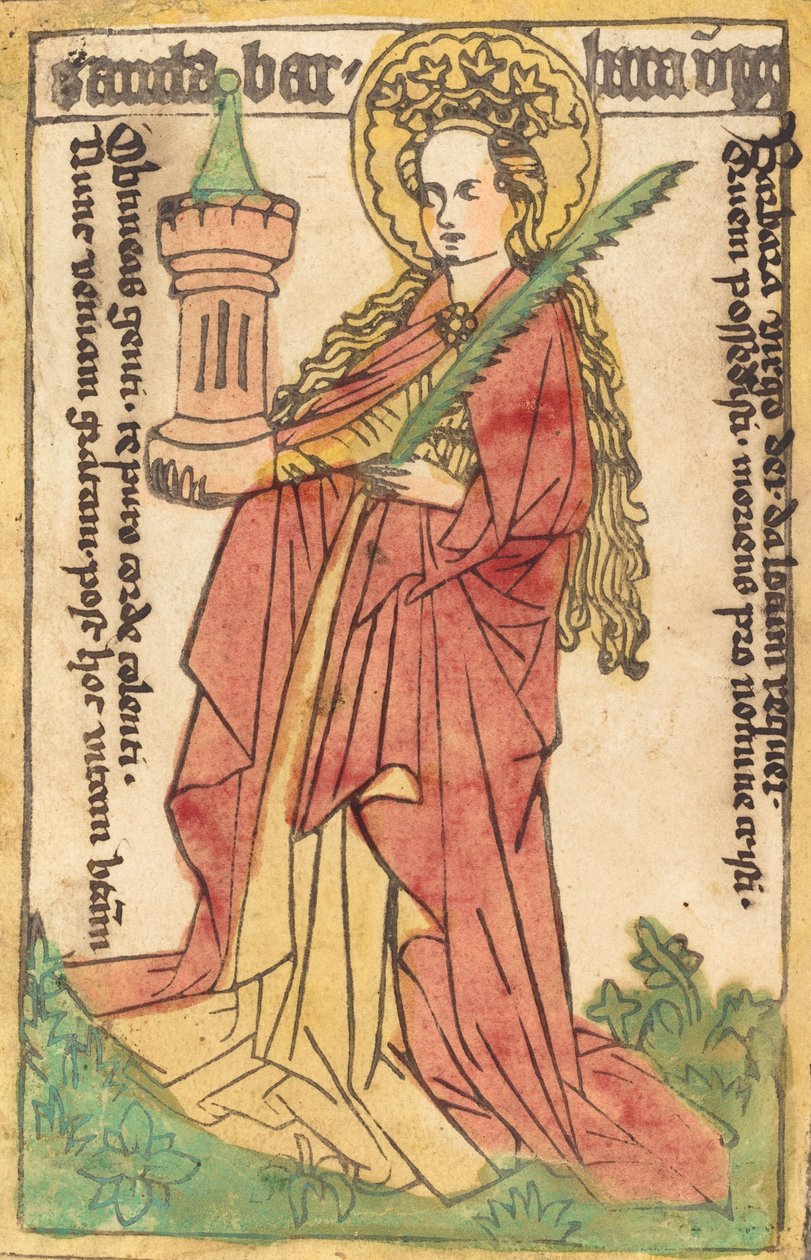 Saint Barbara, 14401460. av Unbekannt