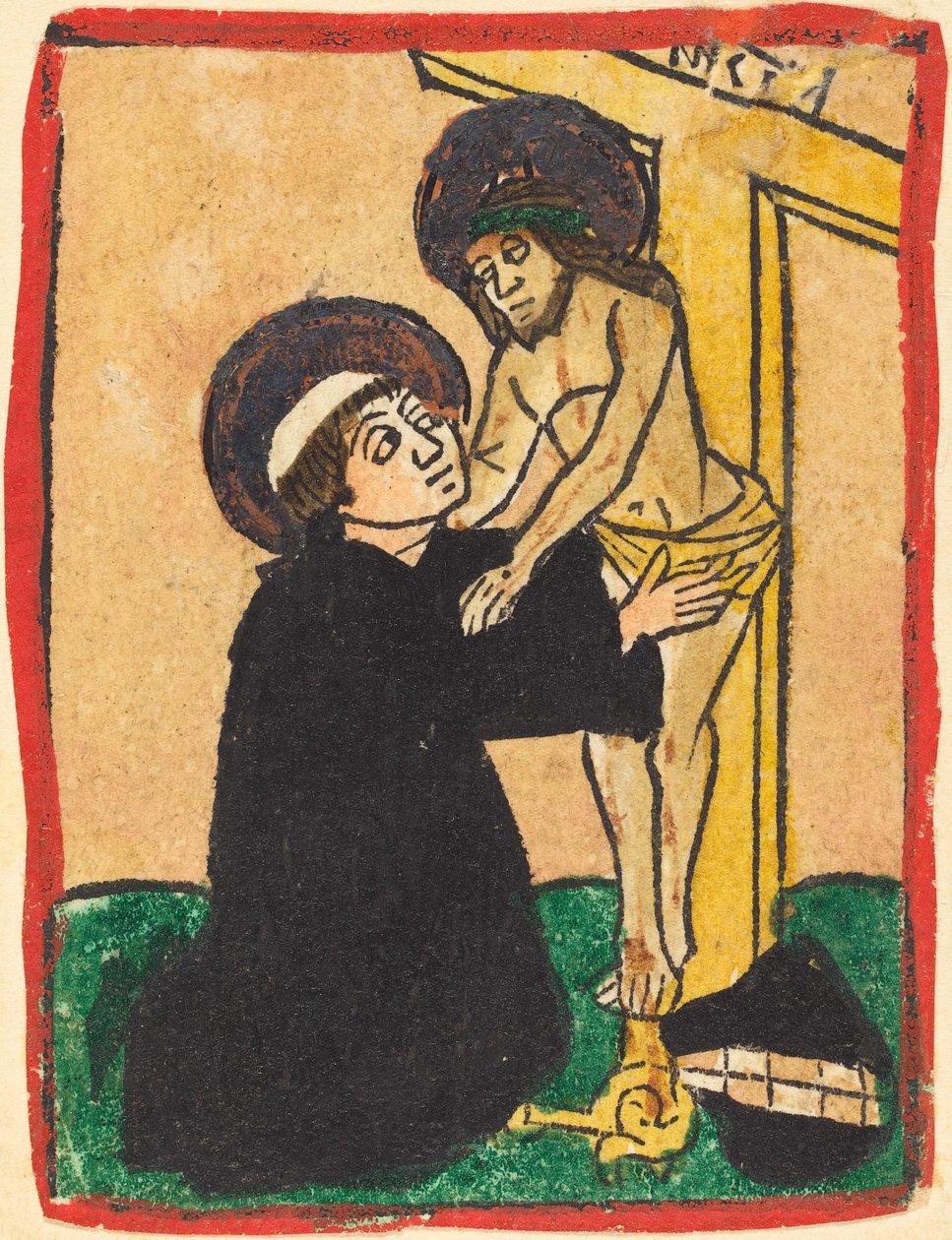 Sankt Bernard av Clairvaux, ca. 14701475. av Unbekannt