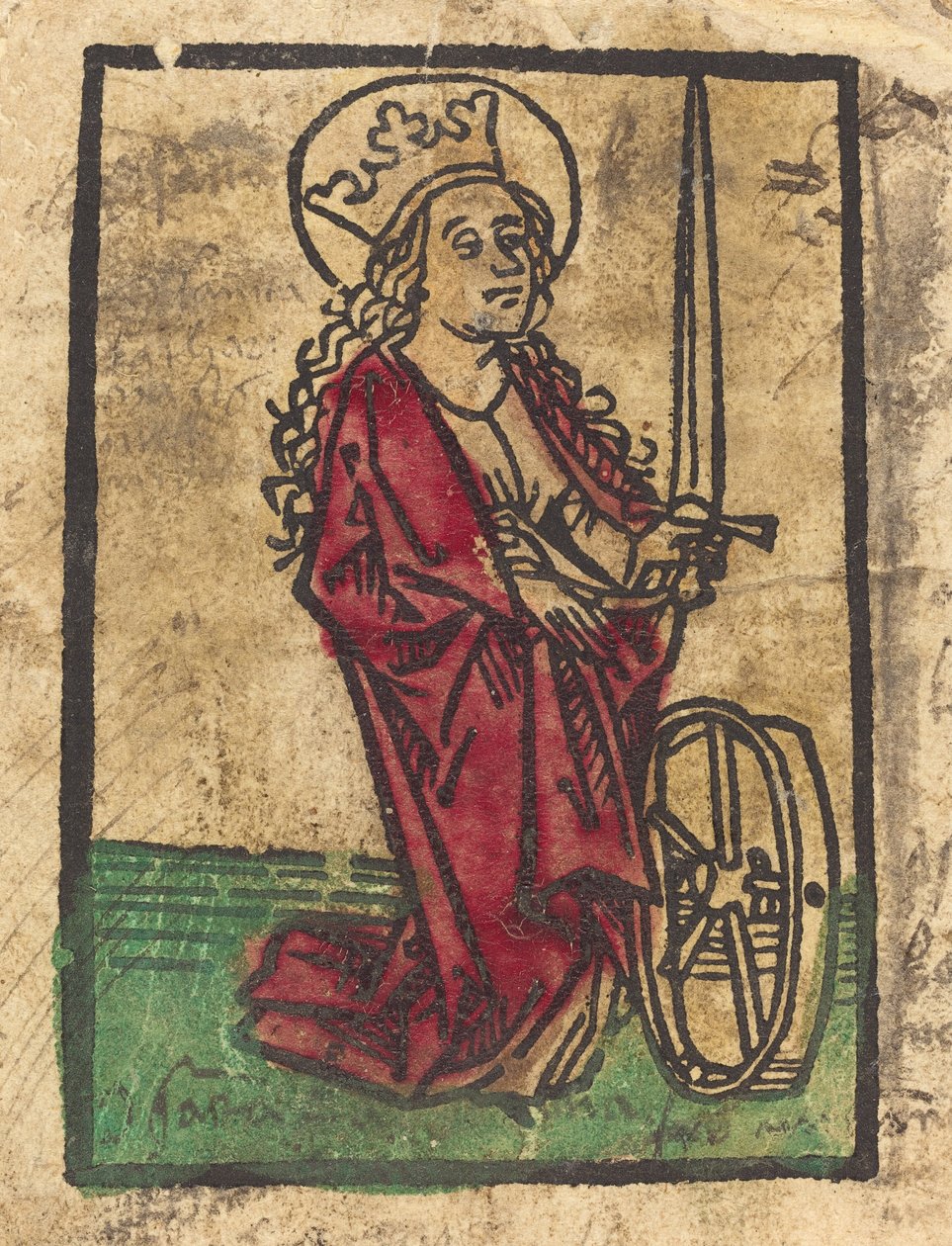Sankta Katarina av Alexandria, 14751485. av Unbekannt