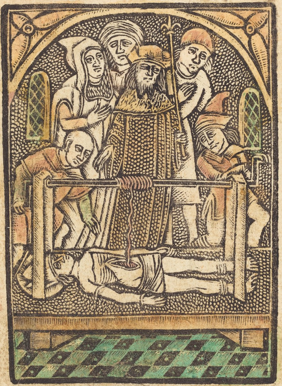 Sankt Erasmus, ca. 14701480. av Unbekannt