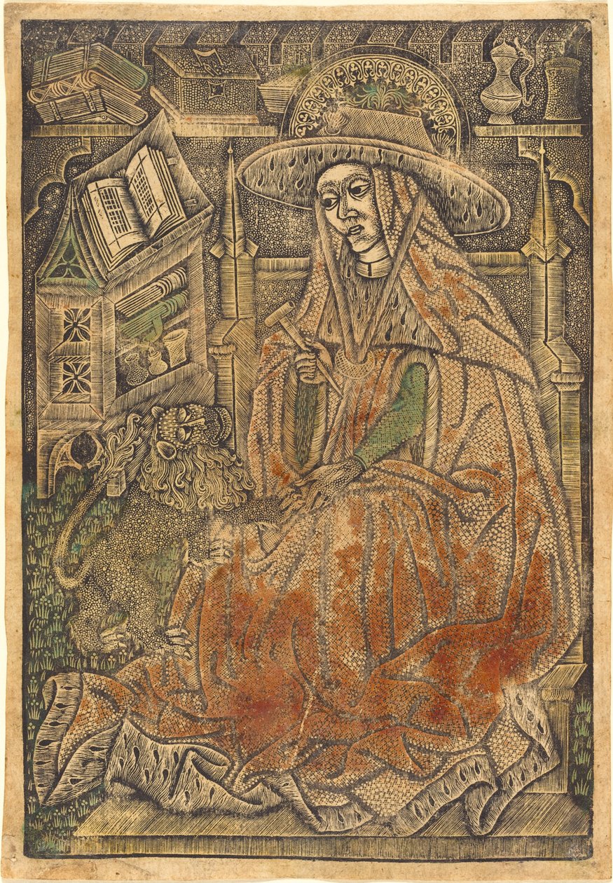 Saint Hieronymus i hans studie, 14601470. av Unbekannt