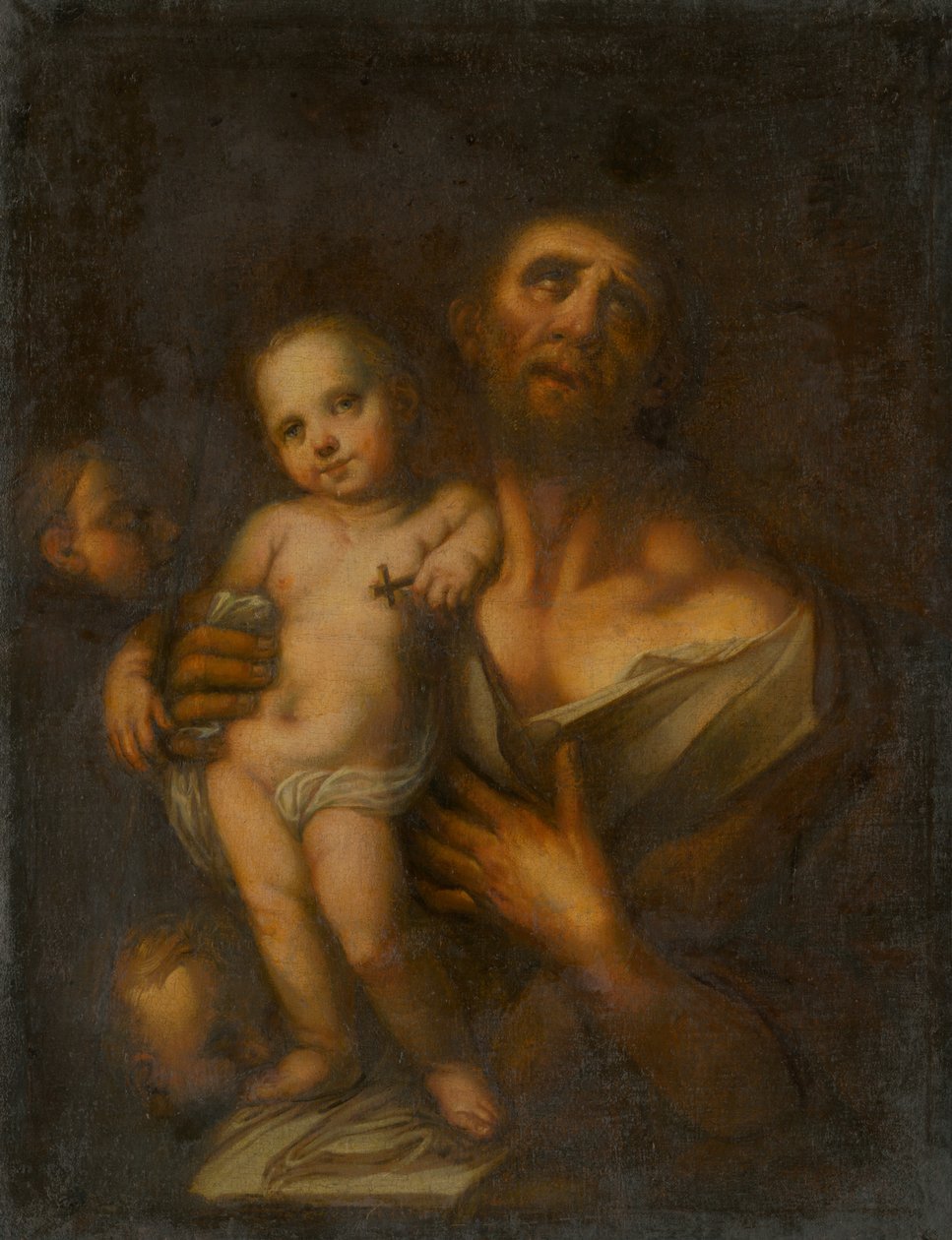 Saint Joseph with Baby Jesus av Unbekannt