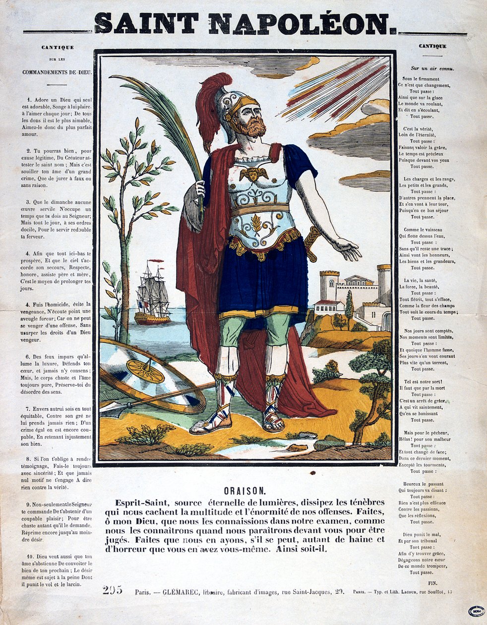 Saint Napoleon, 1800-talet av Unbekannt