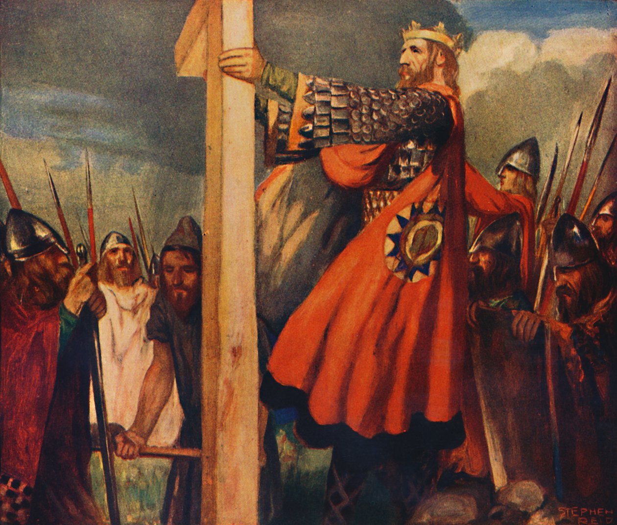Saint Oswald i Hevenfelth, 1912 av Unbekannt