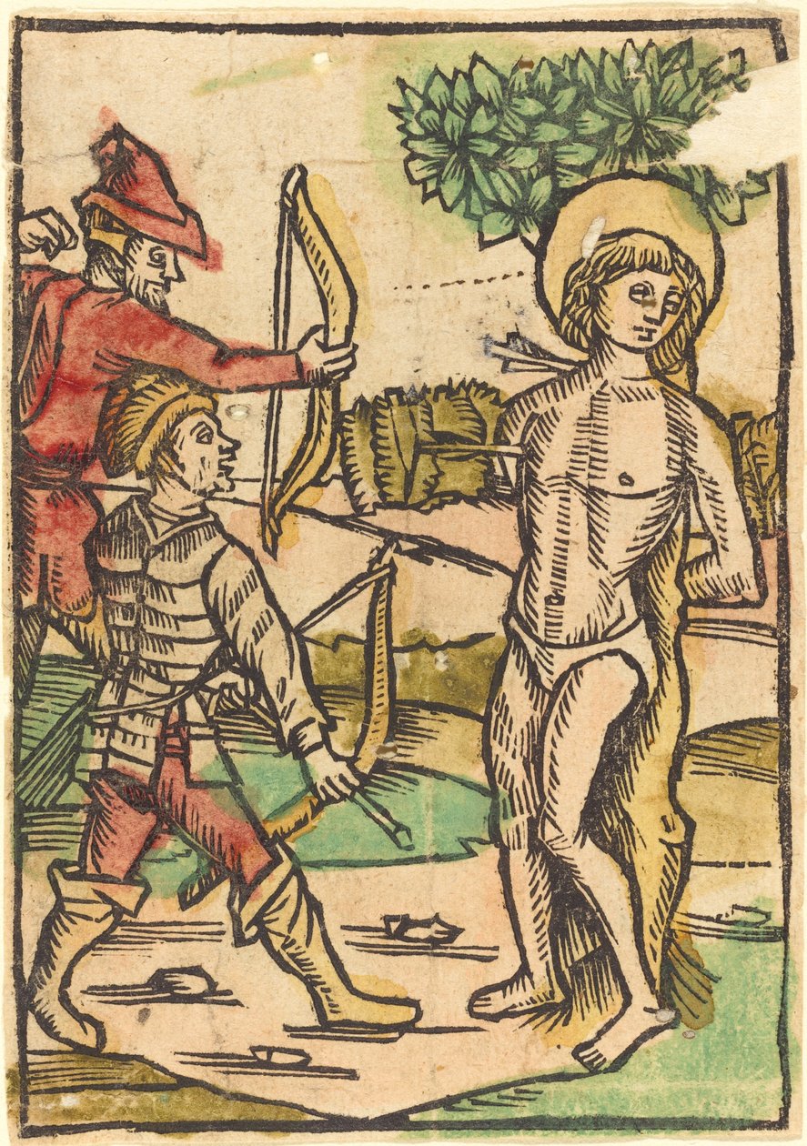 Sankt Sebastian, ca. 1490. av Unbekannt