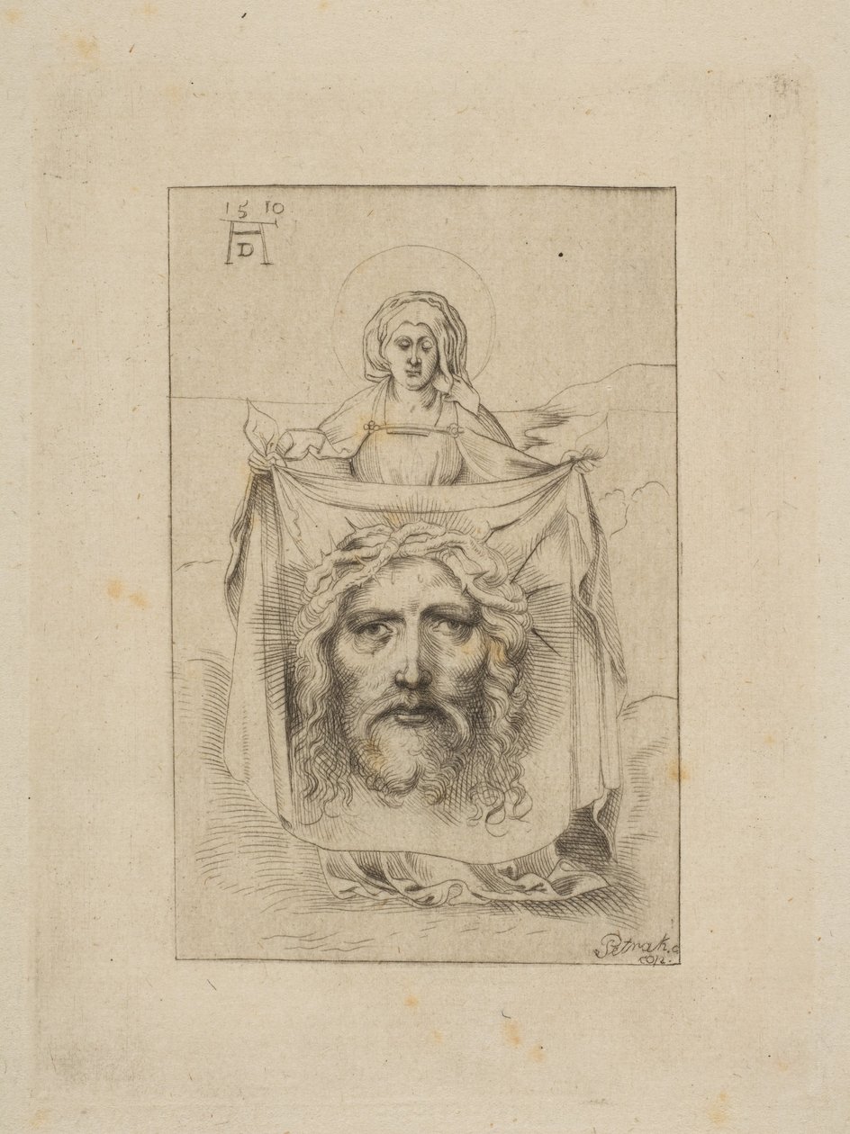 Saint Veronica med Sudarium, 1500-talet. av Unbekannt