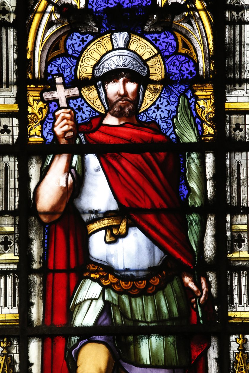 Sainte-Clotilde kyrka. Sankt Victor. av Unbekannt