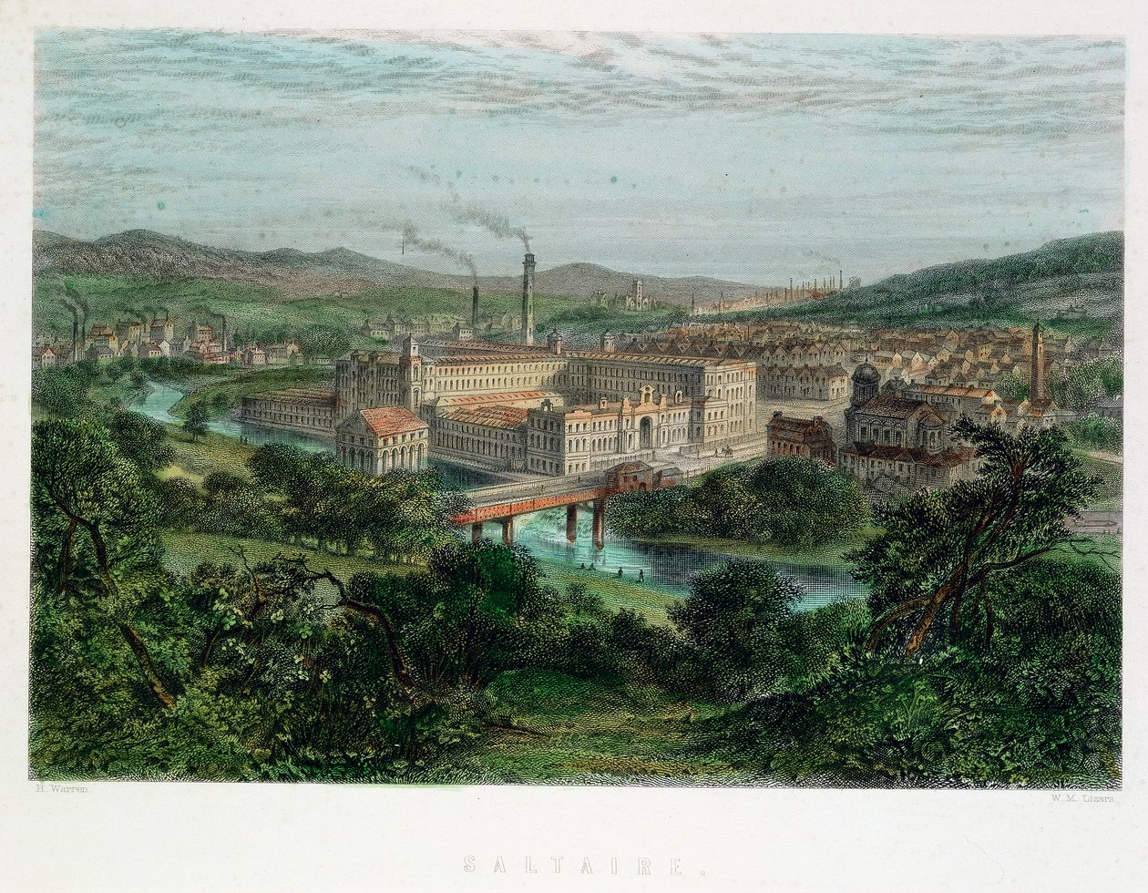 Saltaire, Yorkshire, 1800-talet av Unbekannt