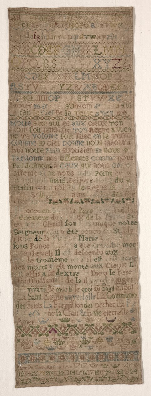 Provtagare, 1717. av Unbekannt