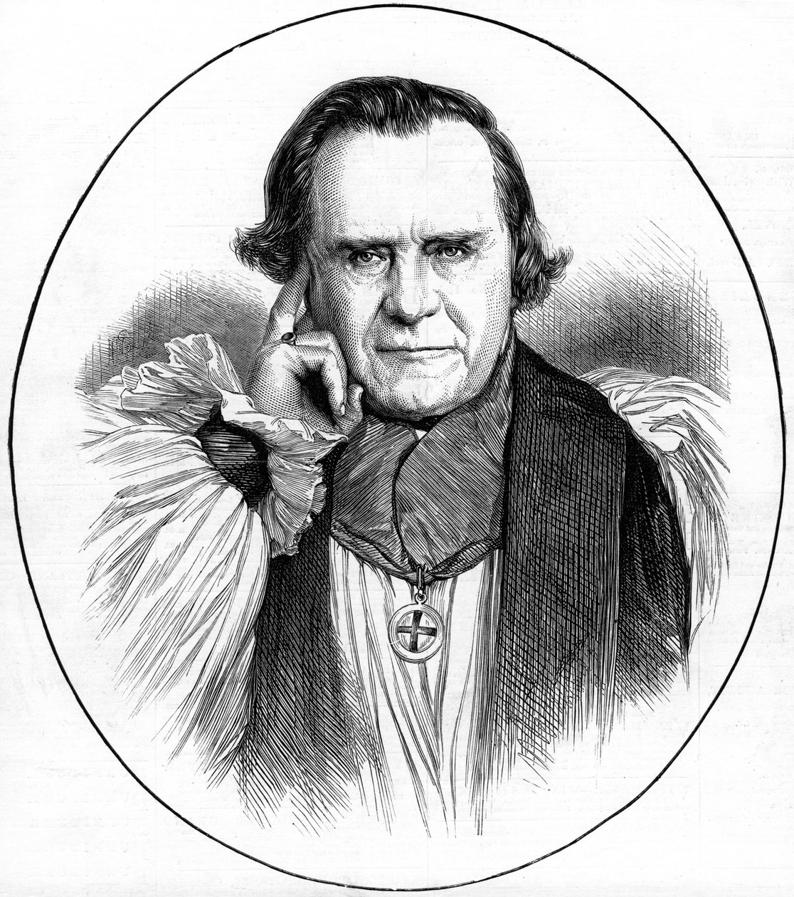 Samuel Wilberforce, engelsk prelat, 1873 av Unbekannt