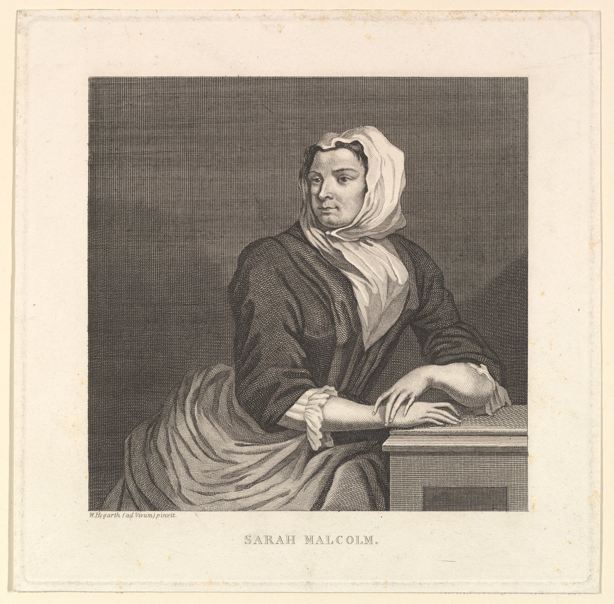 Sarah Malcolm, sent 1700-1800-tal. av Unbekannt
