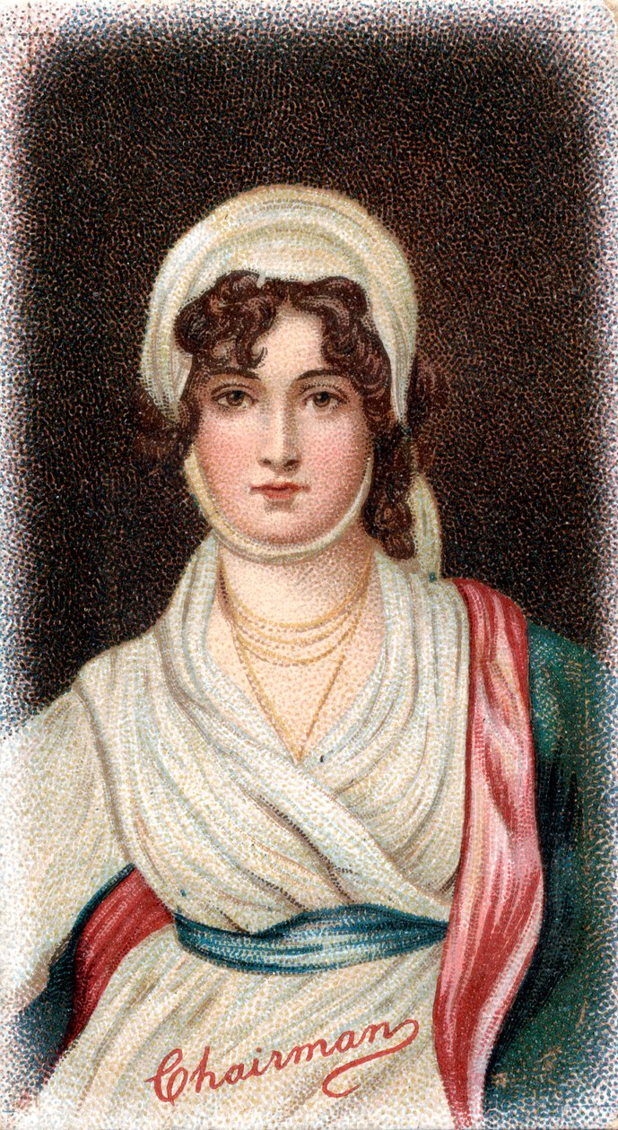 Sarah Siddons, engelsk tragisk skådespelerska från 1700-talet av Unbekannt