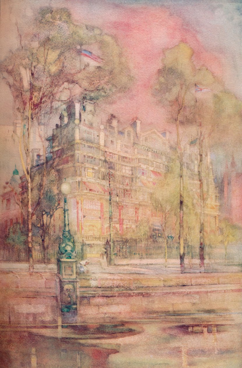 Savoy Hotel, London, c1905 av Unbekannt