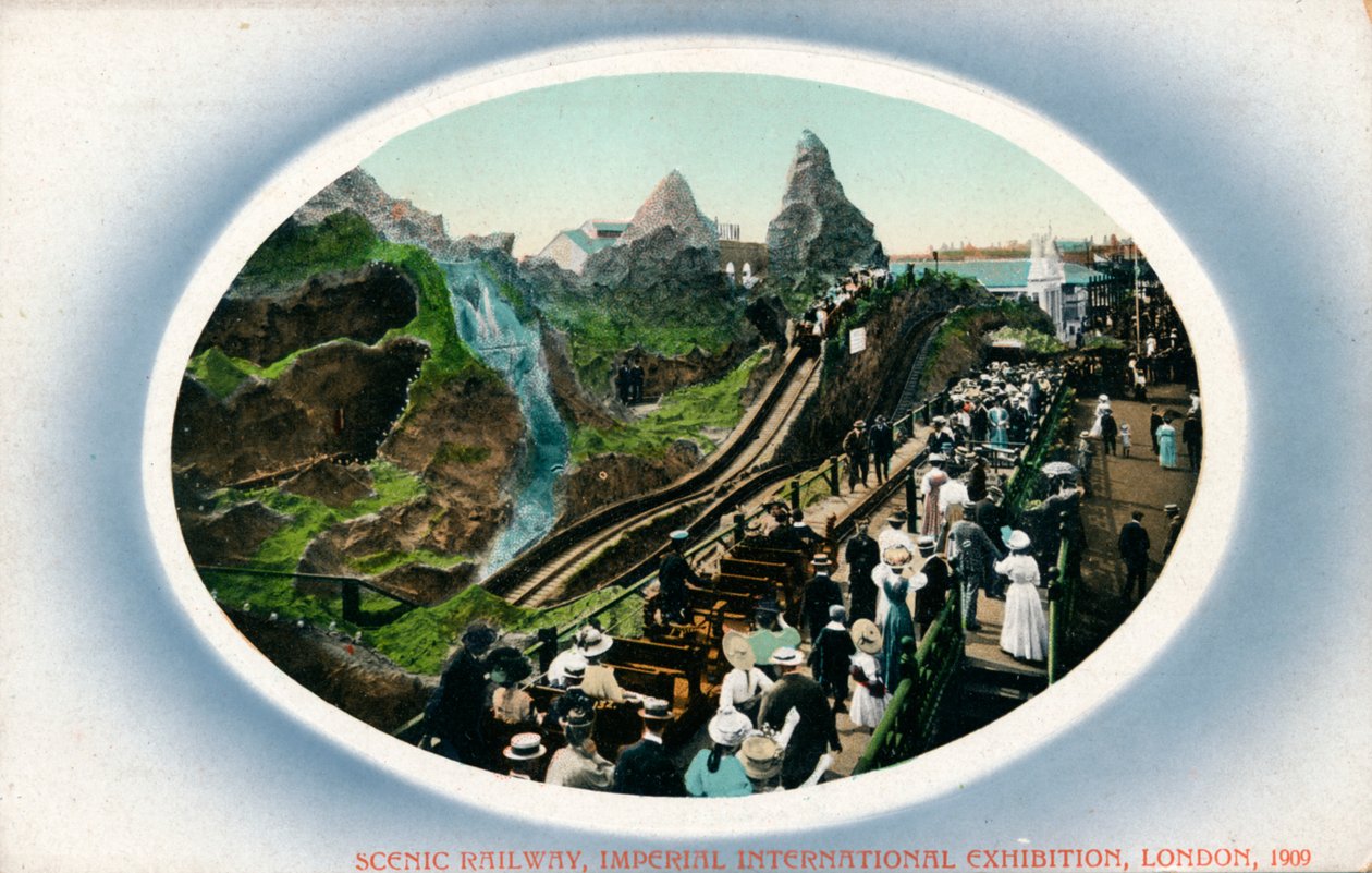 Scenic Railway, Imperial International Exhibition, London, 1909 av Unbekannt