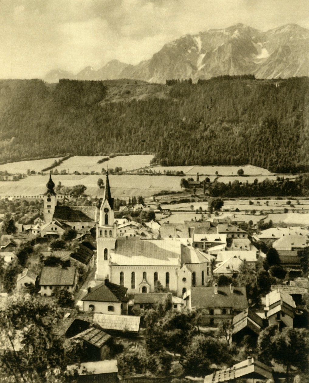 Schladming, Steiermark, Österrike, c1935. av Unbekannt