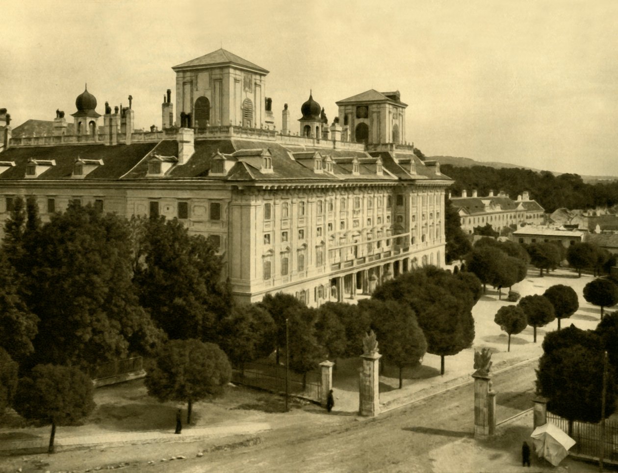 Esterházy-palatset, Eisenstadt, Burgenland, Österrike, c1935. av Unbekannt