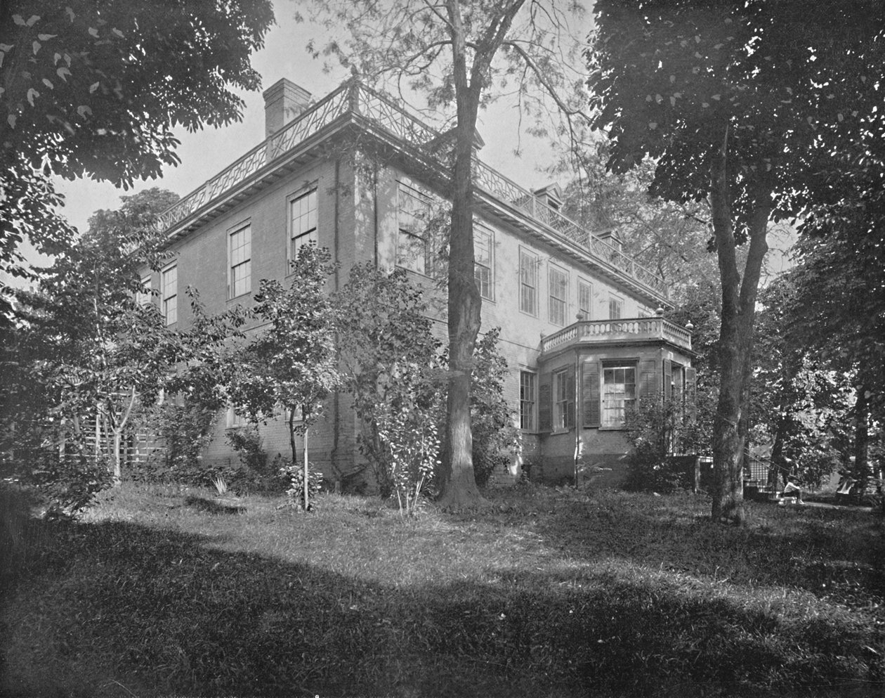 Schuyler Mansion, Albany, New York, c1897. av Unbekannt