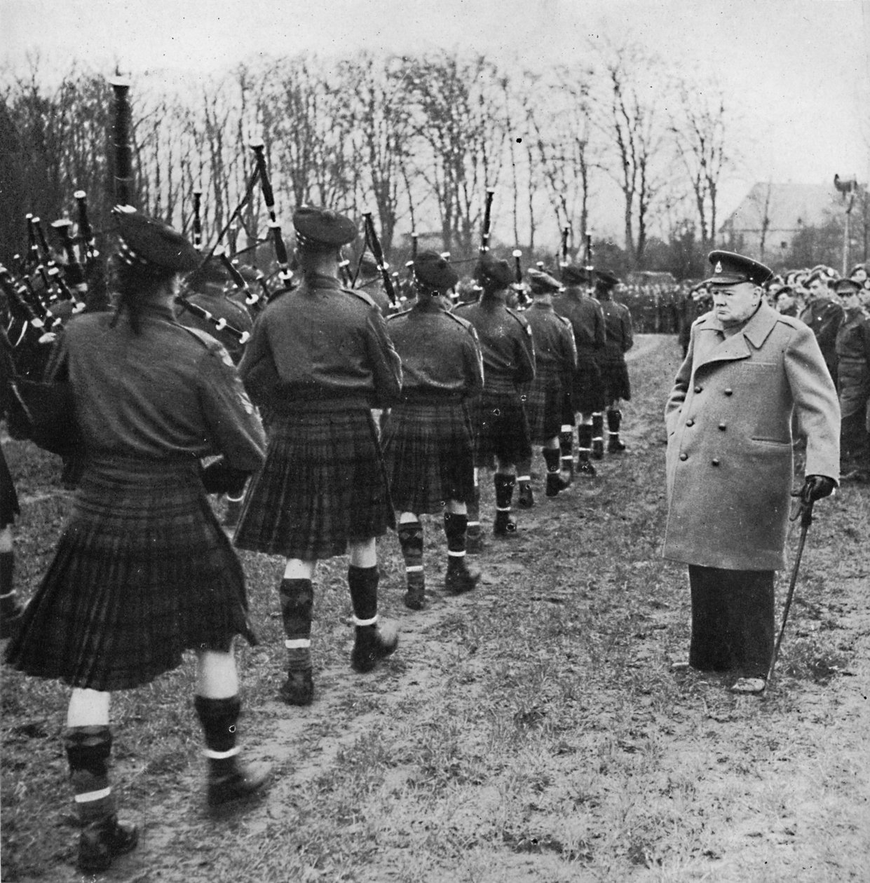 Scotties parad på tysk mark, 1945 av Unbekannt