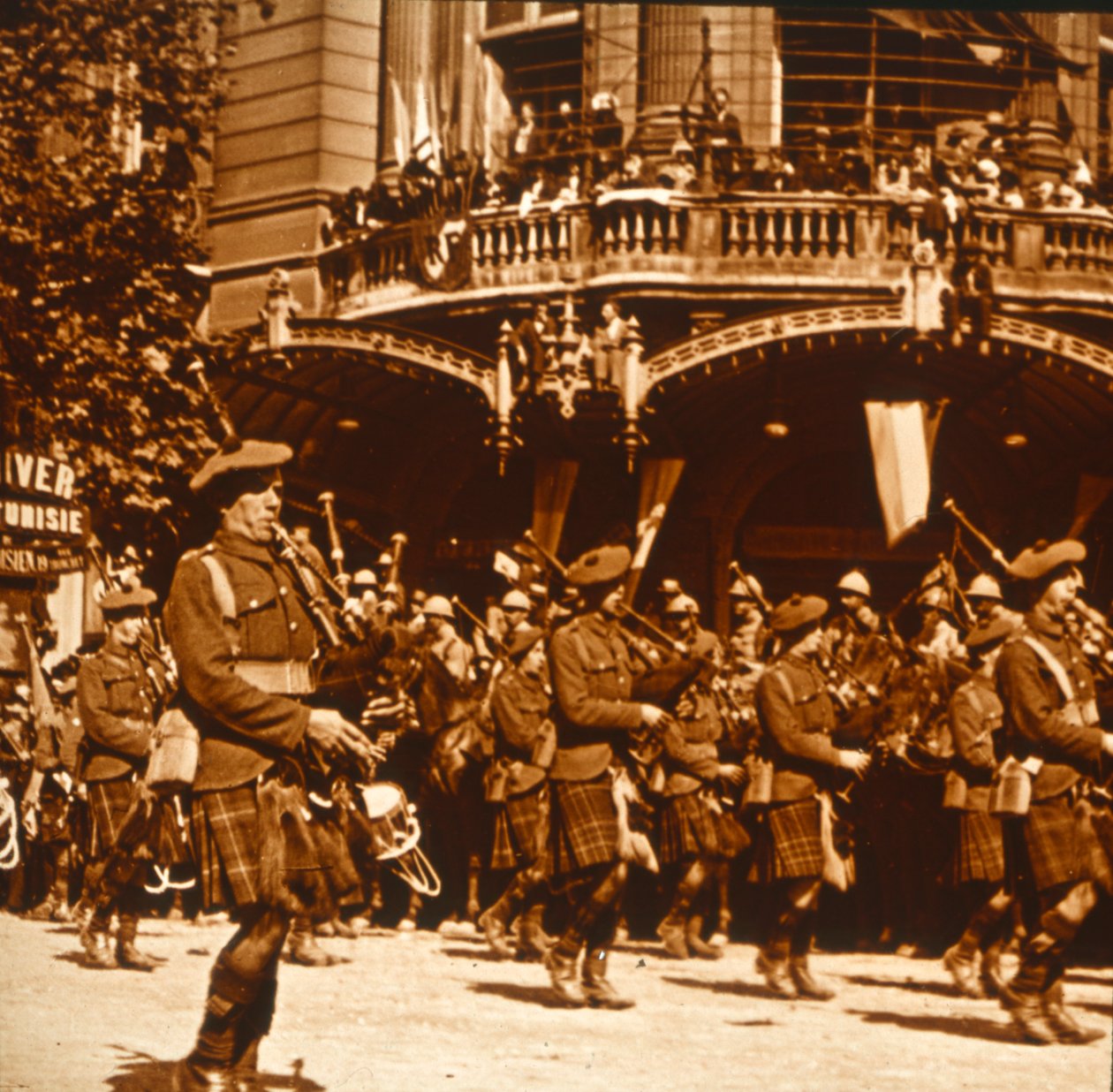 Skotska soldater, 14 juli 1919 av Unbekannt