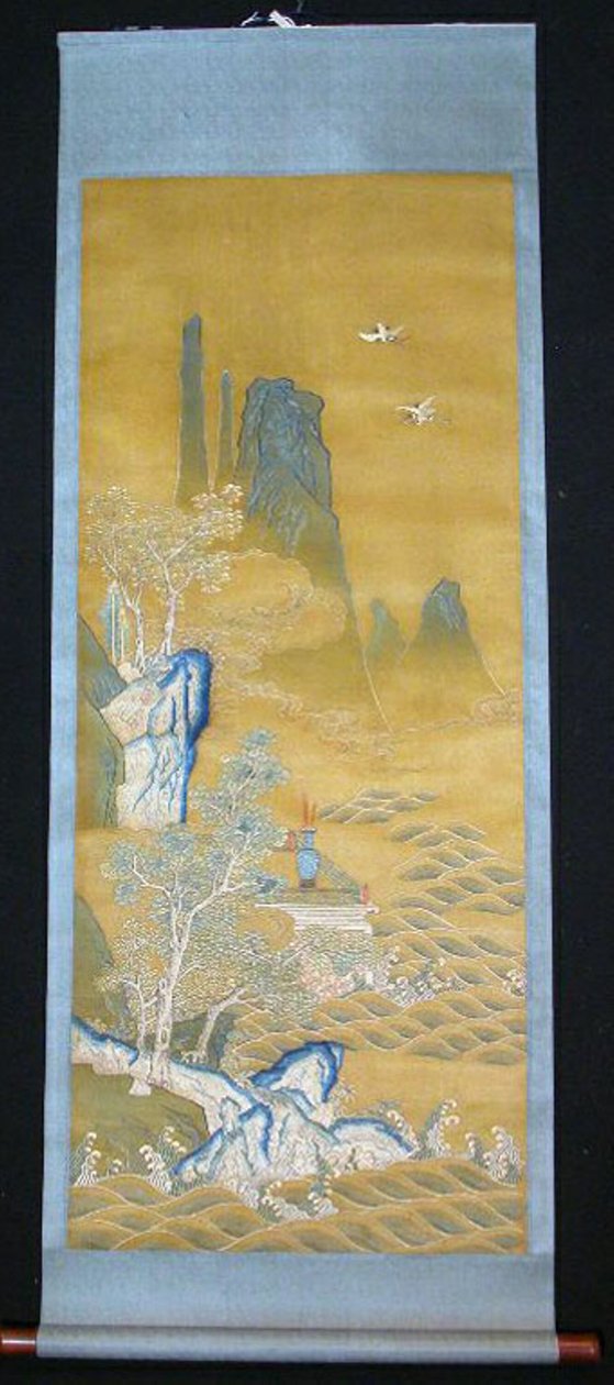 Scroll, Kina, Qingdynastin 1644-1911, ca. 1840. av Unbekannt