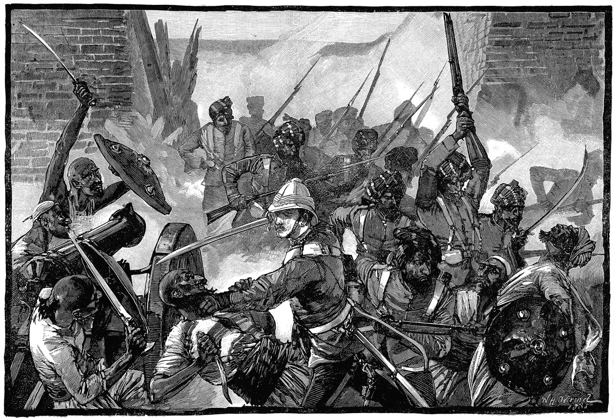 Andra anglo-afghanska kriget 1878-1880, c1885 av Unbekannt