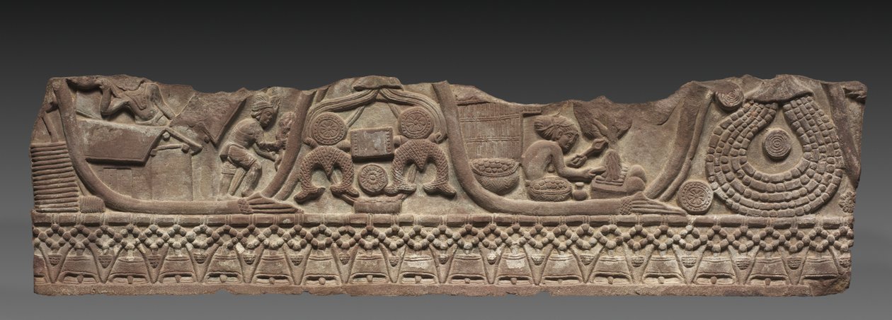 Sektion av en hanteringsskena, c. 150 f.Kr. av Unbekannt