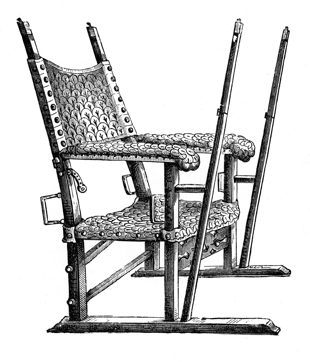 Sedanstol av Karl V, 1300-talet, 1870 av Unbekannt