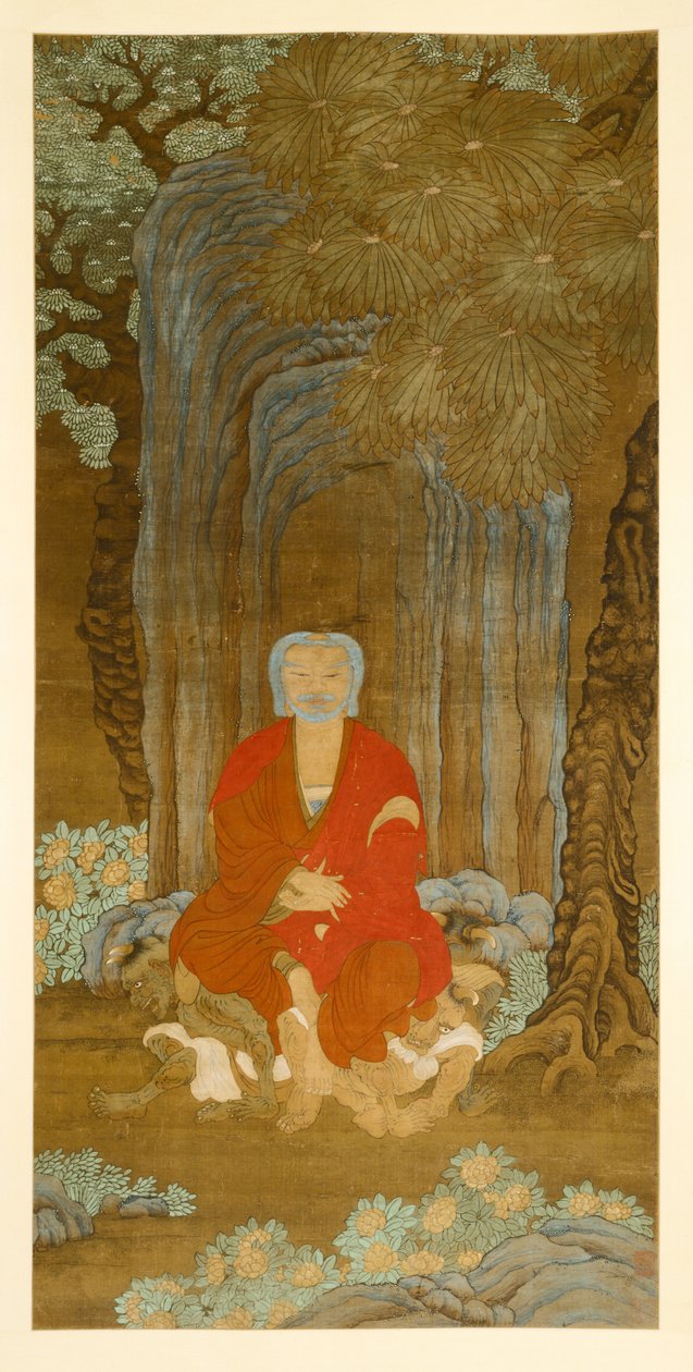 Shakyamuni under Bodhi-trädet, 1600-50. av Unbekannt