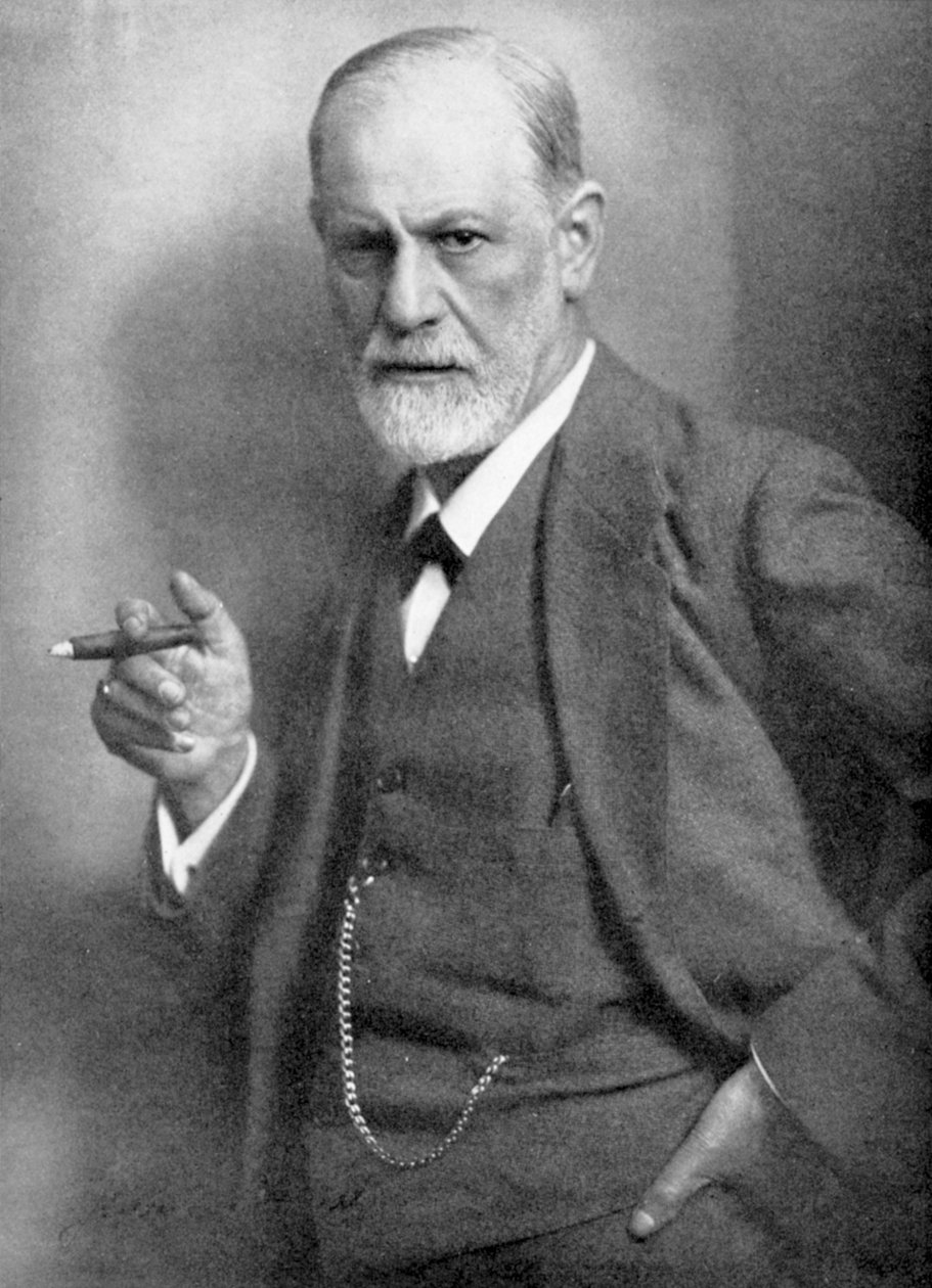 Sigmund Freud 1856-1939, österrikisk neurolog av Unbekannt