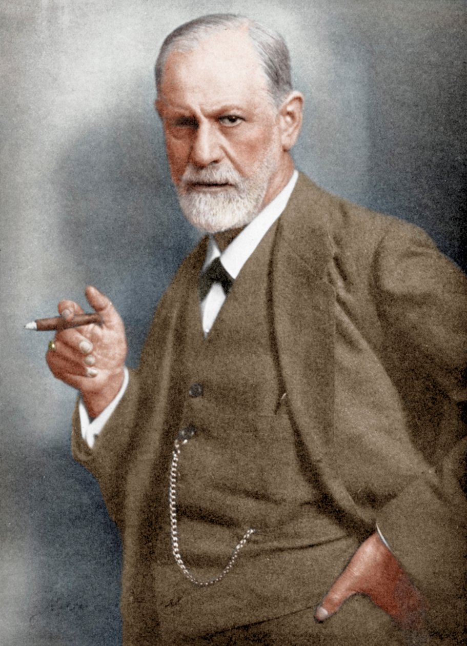 Sigmund Freud 1856-1939, österrikisk neurolog av Unbekannt