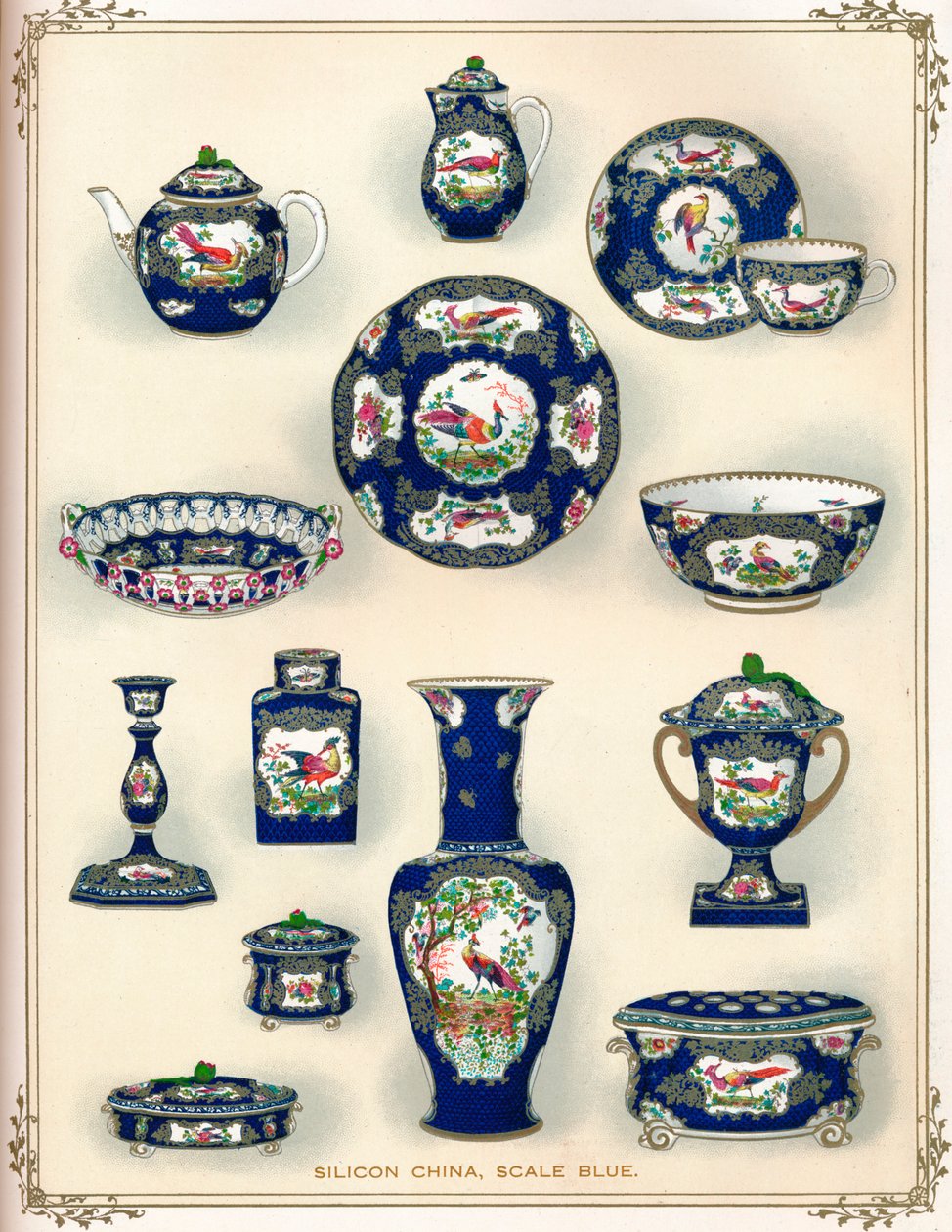 Silicon China, Scale Blue, tidigt 1900-tal. 1911 av Unbekannt