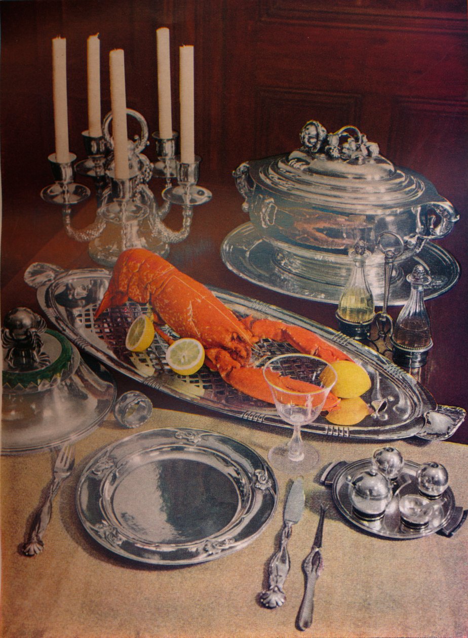 Silvermiddagsservering, 1936. av Unbekannt