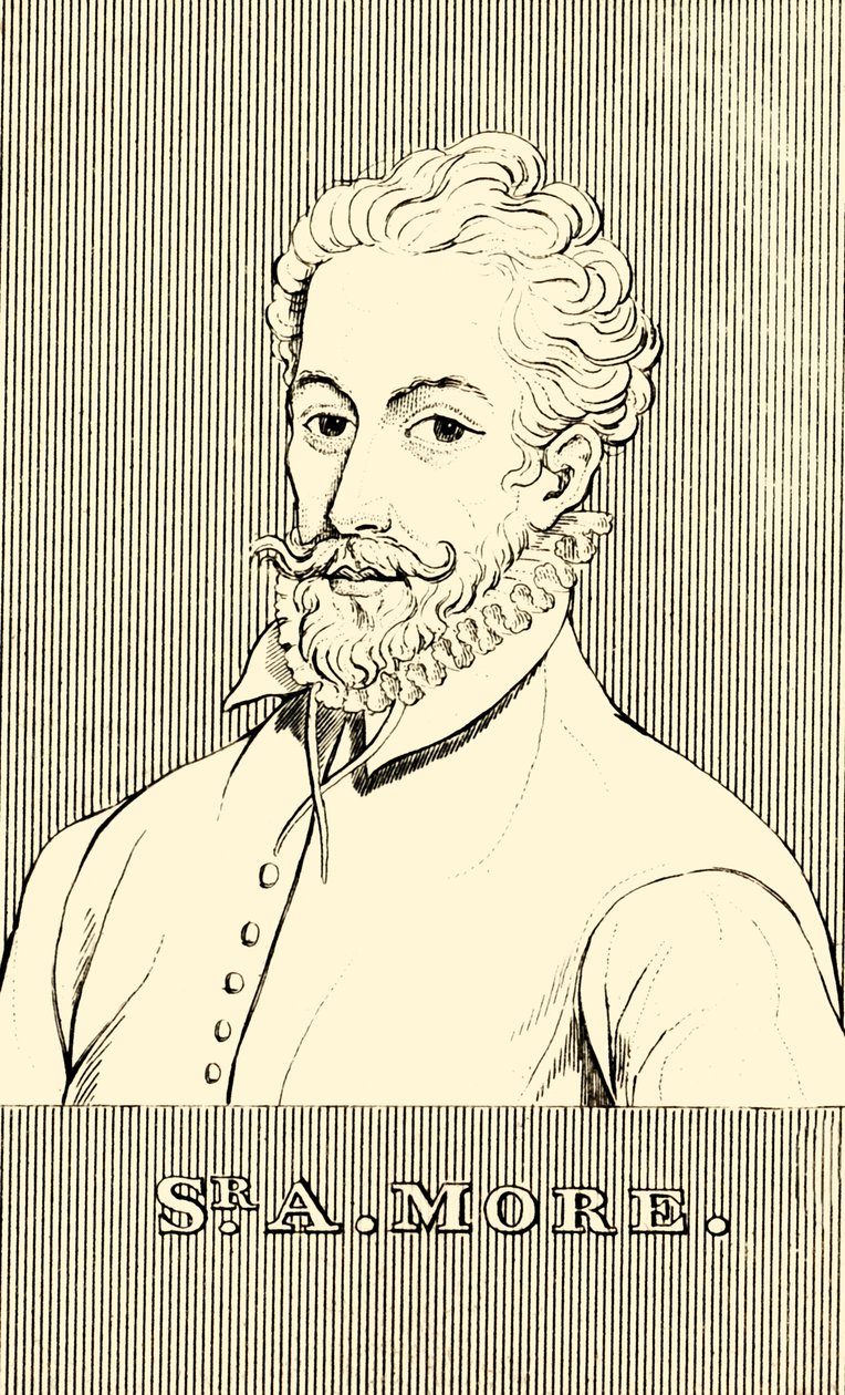 Sir A. More, c1517-1577, 1830. av Unbekannt