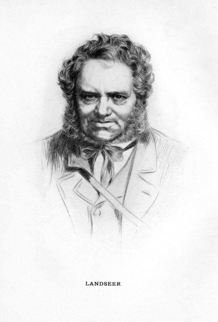 Sir Edwin Henry Landseer, brittisk målare, 1912. av Unbekannt