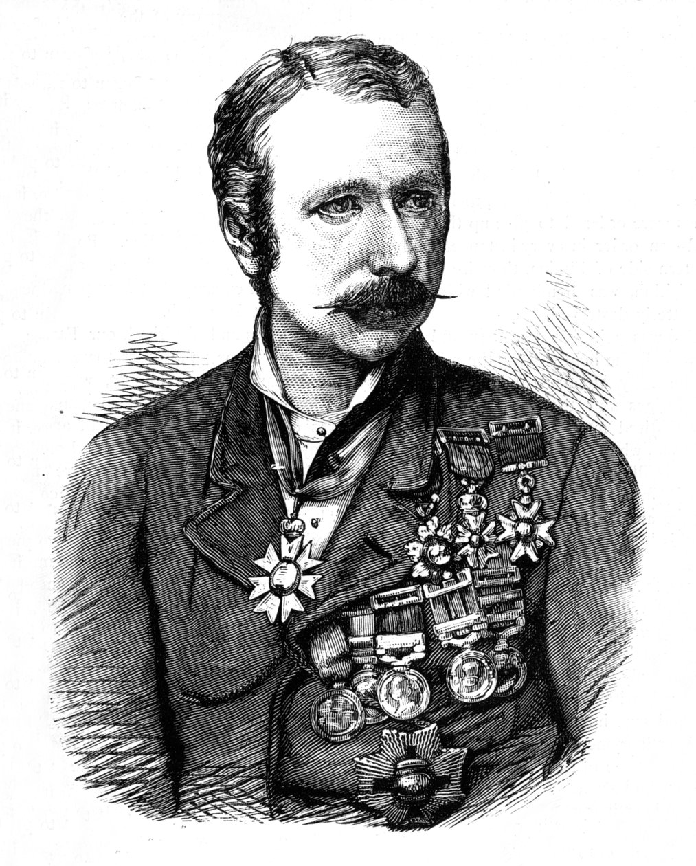 Sir Garnet Wolseley, c1880 av Unbekannt