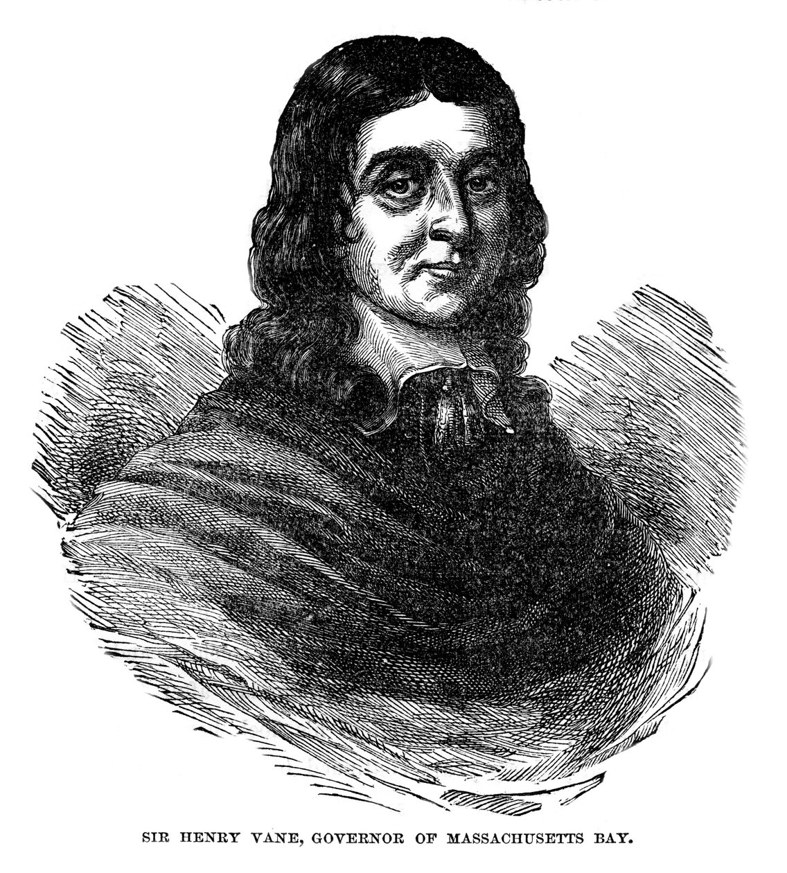 Sir Henry Vane, guvernör i Massachusetts, 1872 av Unbekannt