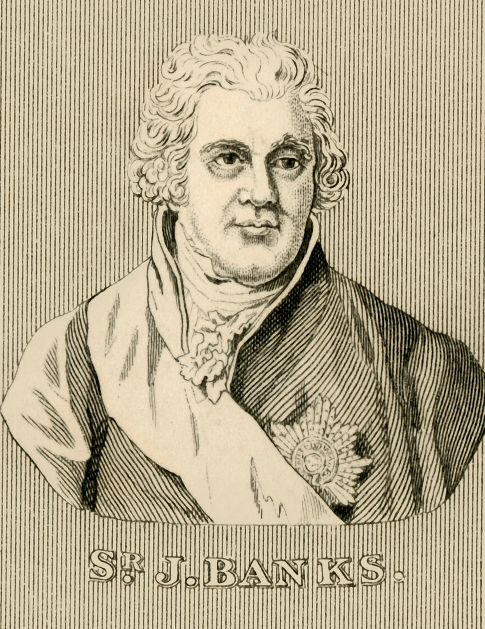 Sir J. Banks, 1743-1820, 1830. av Unbekannt