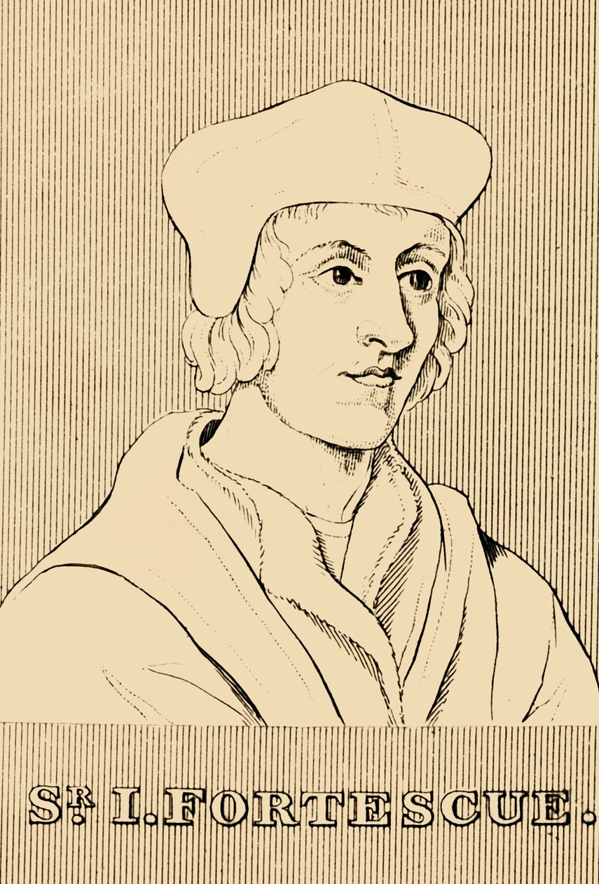 Sir J. Fortescue, c1394-1479, 1830. av Unbekannt