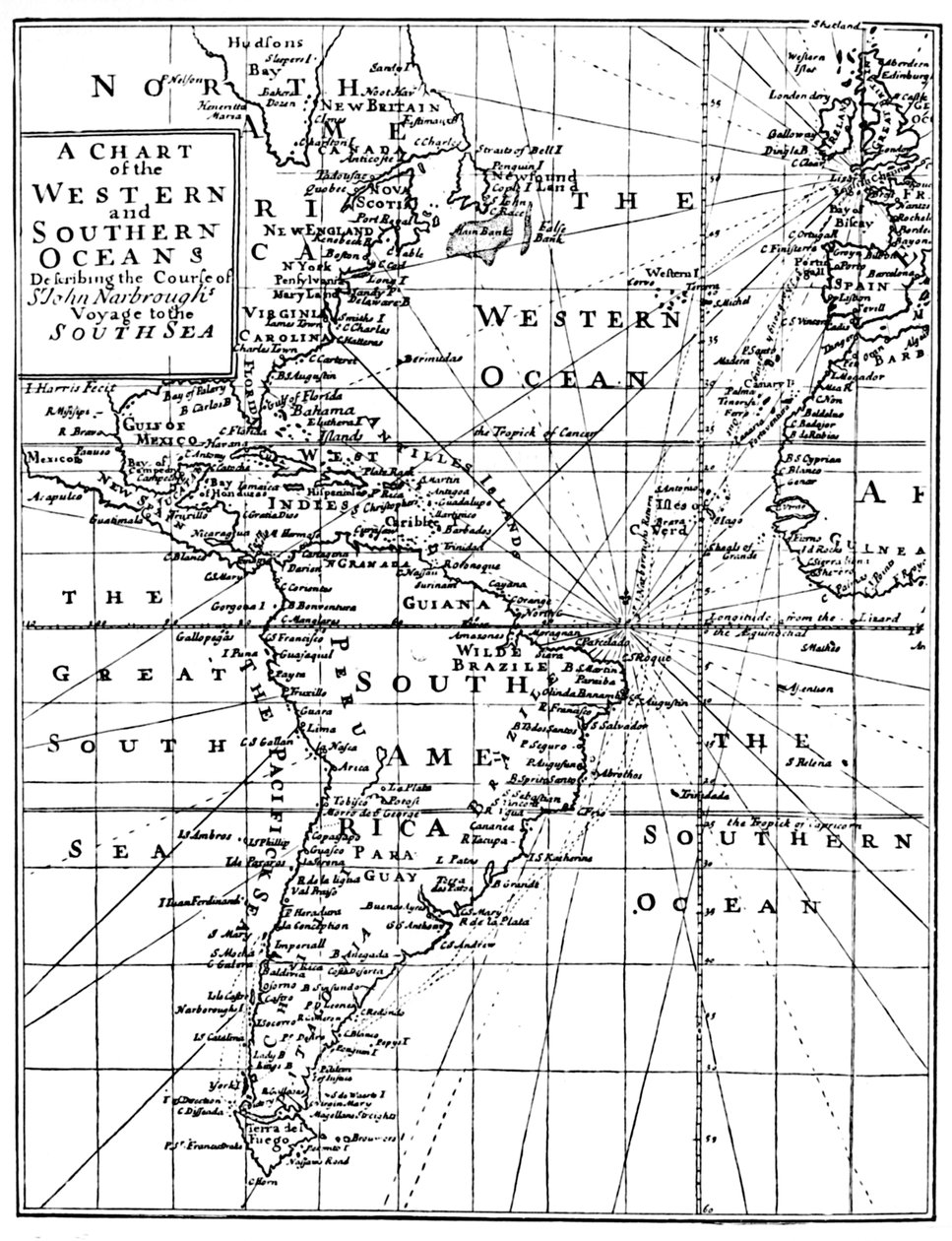 Sir John Narbroughs Voyage, c1670, 1903. av Unbekannt
