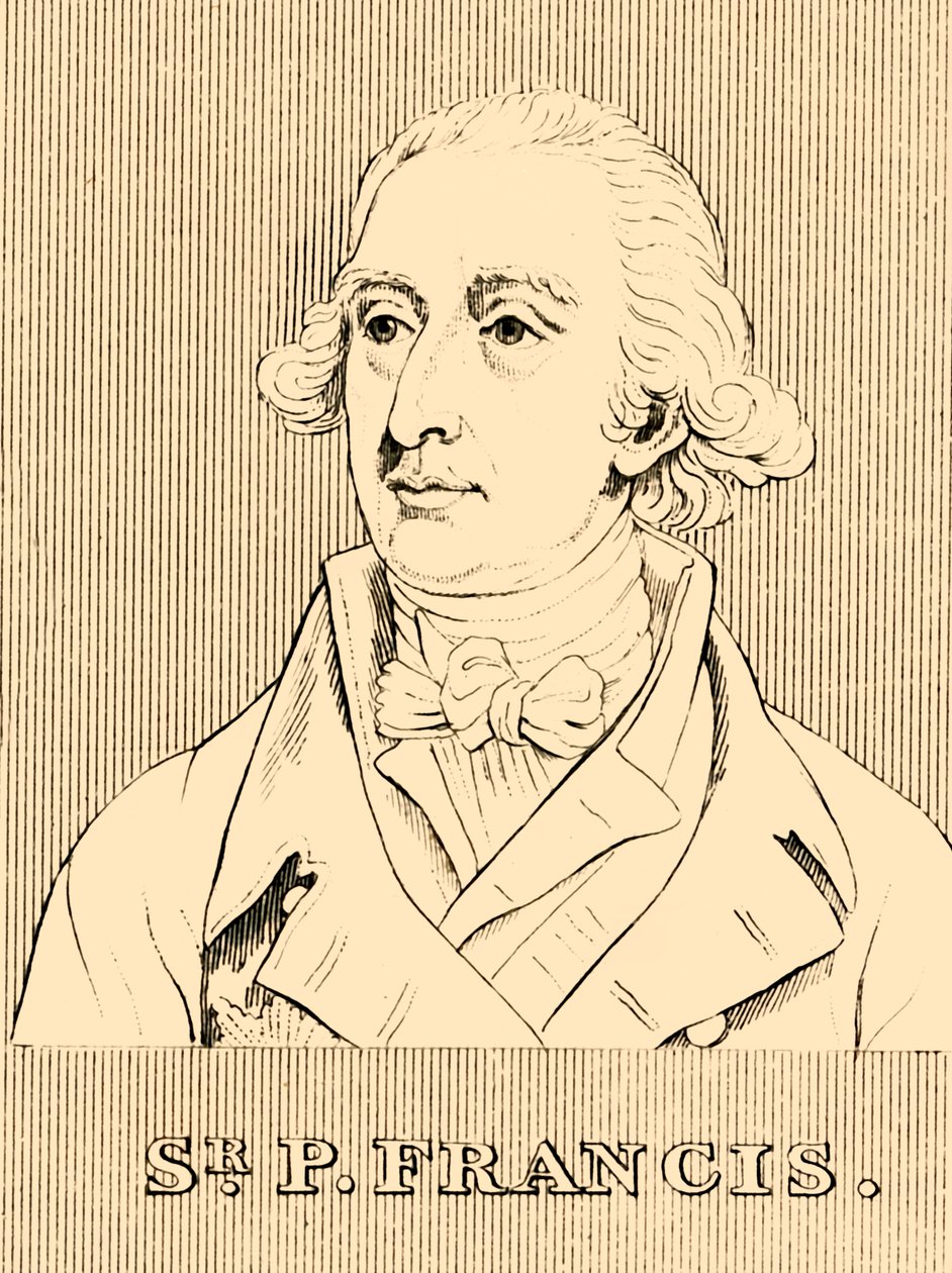 Sir P. Francis, 1740-1818, 1830. av Unbekannt