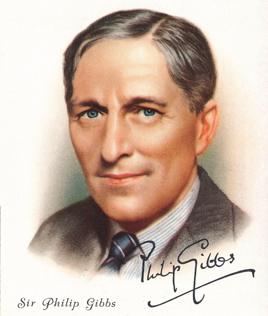 Sir Philip Gibbs, 1937 av Unbekannt