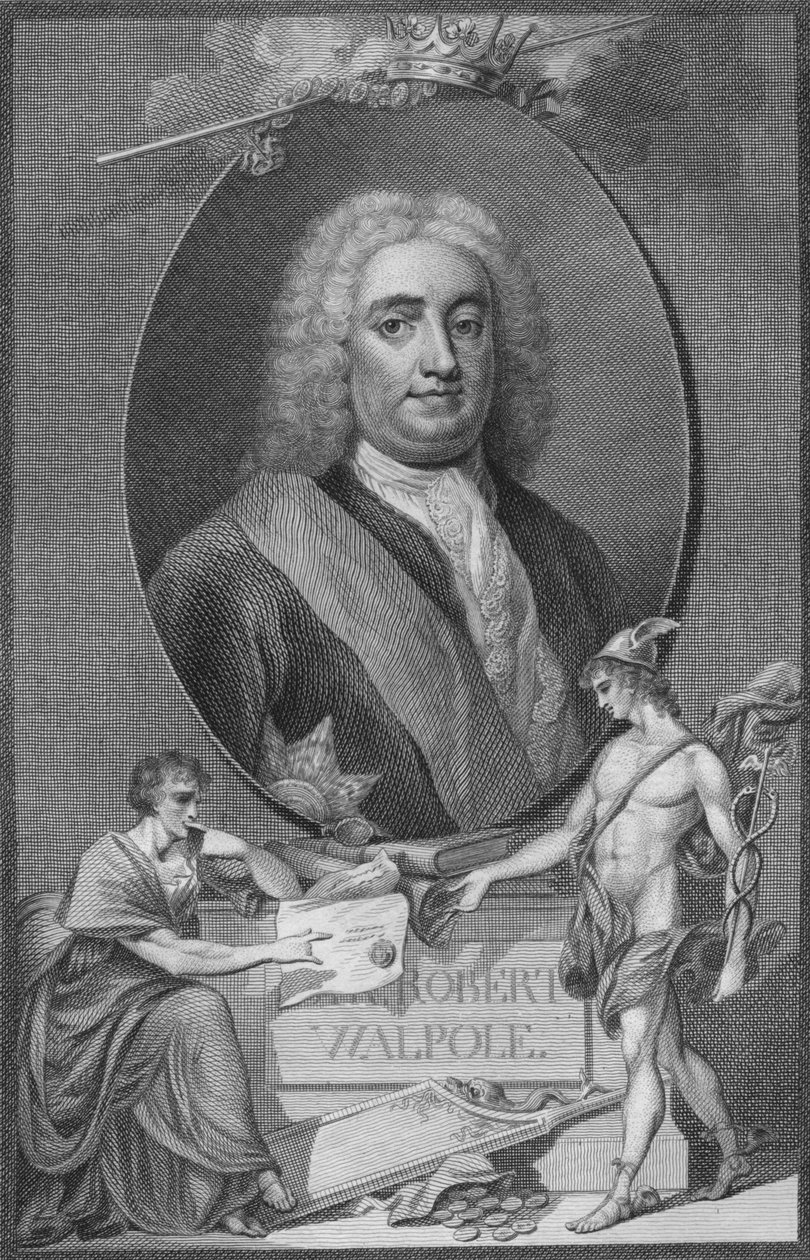 Sir Robert Walpole, 1790 av Unbekannt