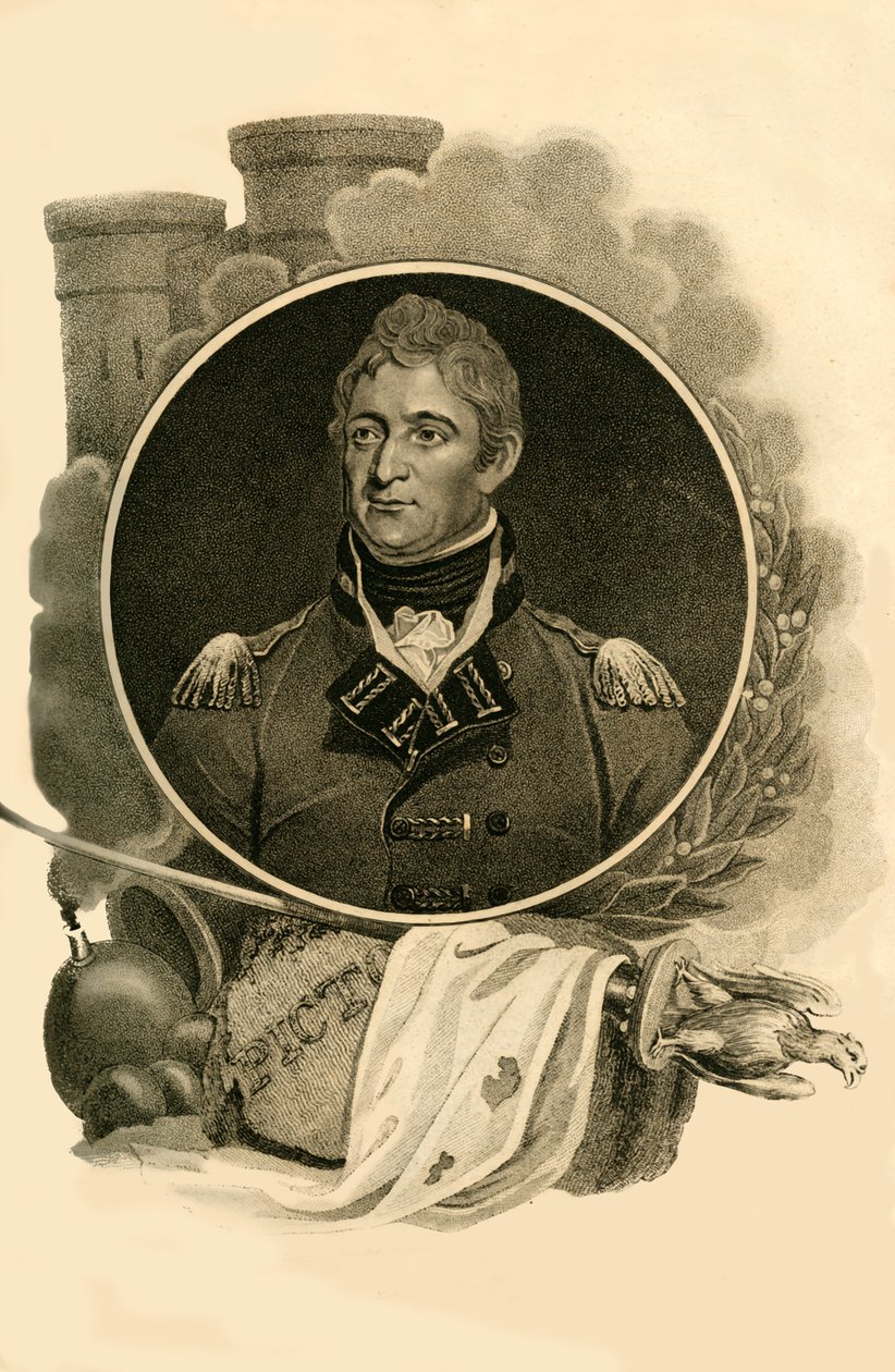Sir T. Picton, 1758-1815, 1816. av Unbekannt