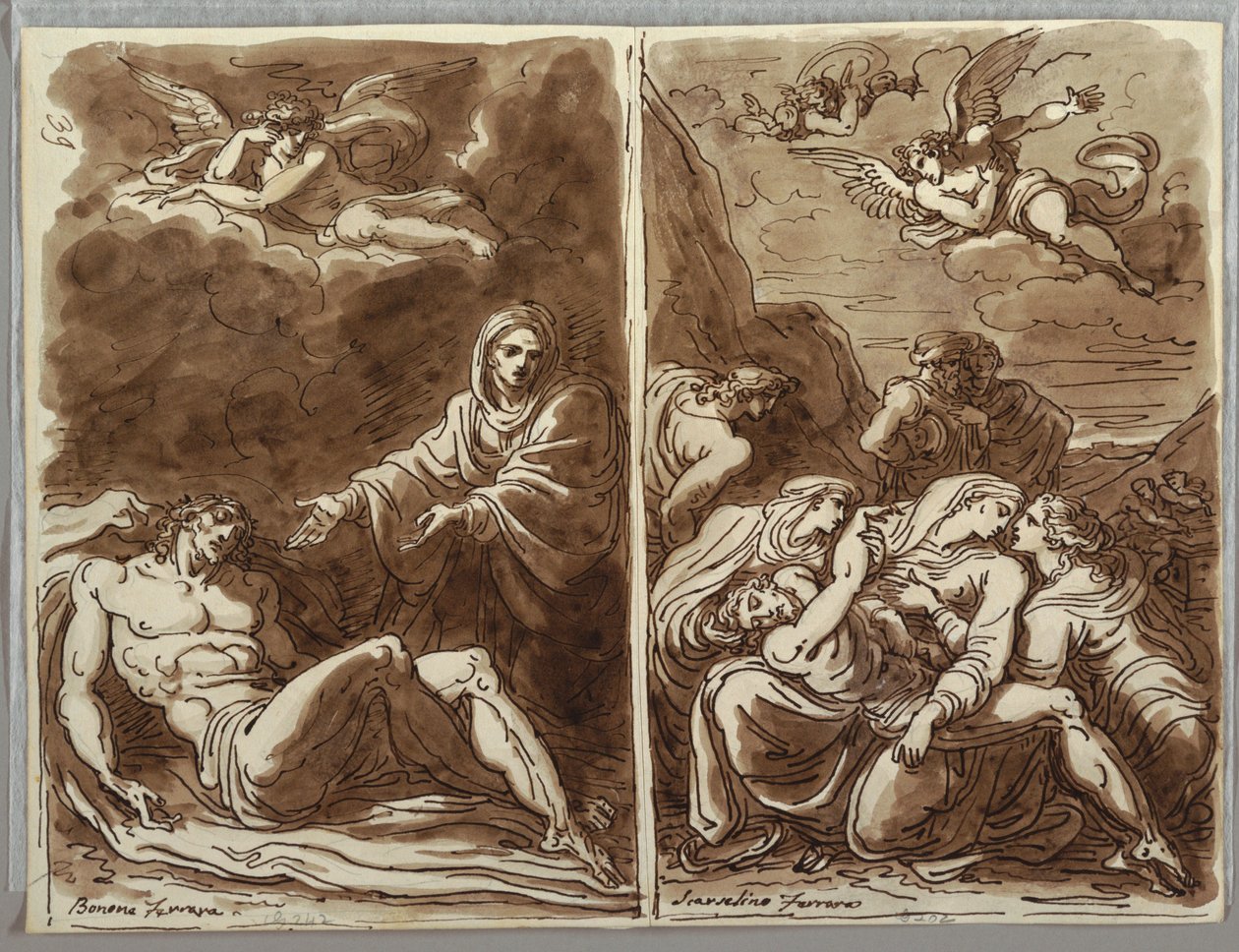 Sketchbook Folio, Klagesång över kroppen av Unbekannt