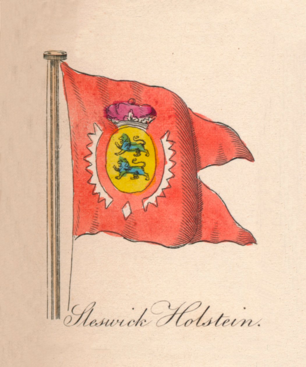 Sleswick Holstein, 1838 av Unbekannt