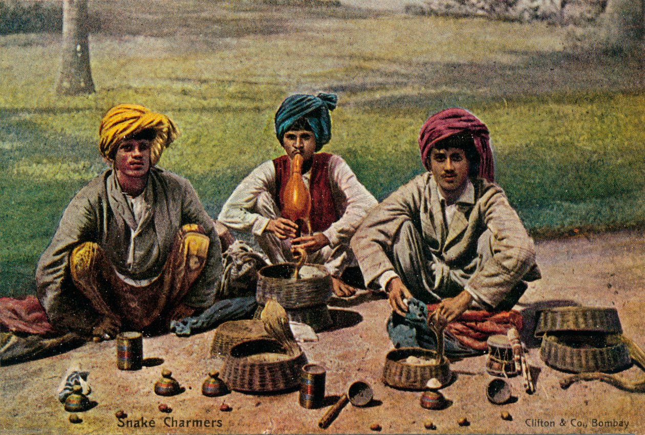 Snake Charmers, c1910. av Unbekannt