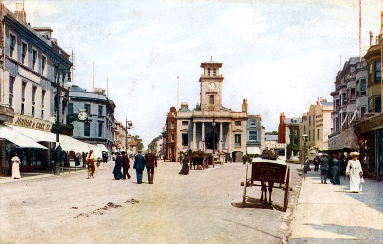 South Street, Worthing, West Sussex, c1900-1920-talet av Unbekannt
