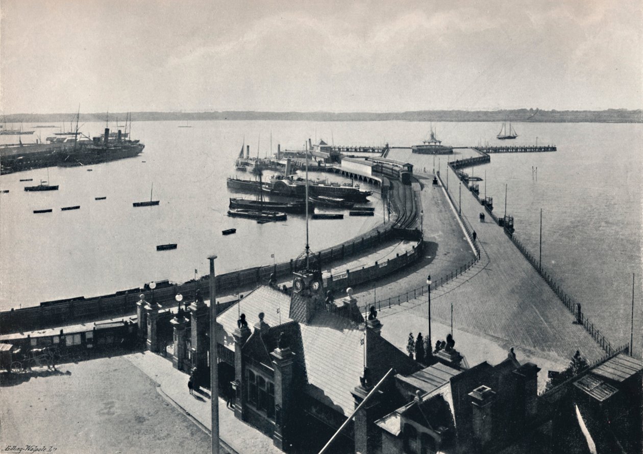 Southampton - The Pier, 1895 av Unbekannt