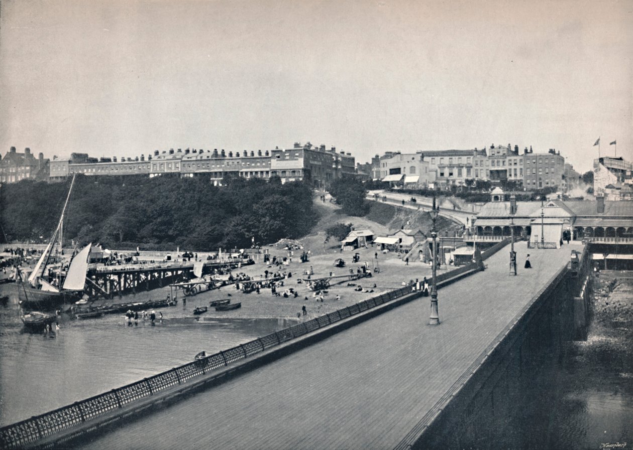 Southend - Från piren, 1895 av Unbekannt