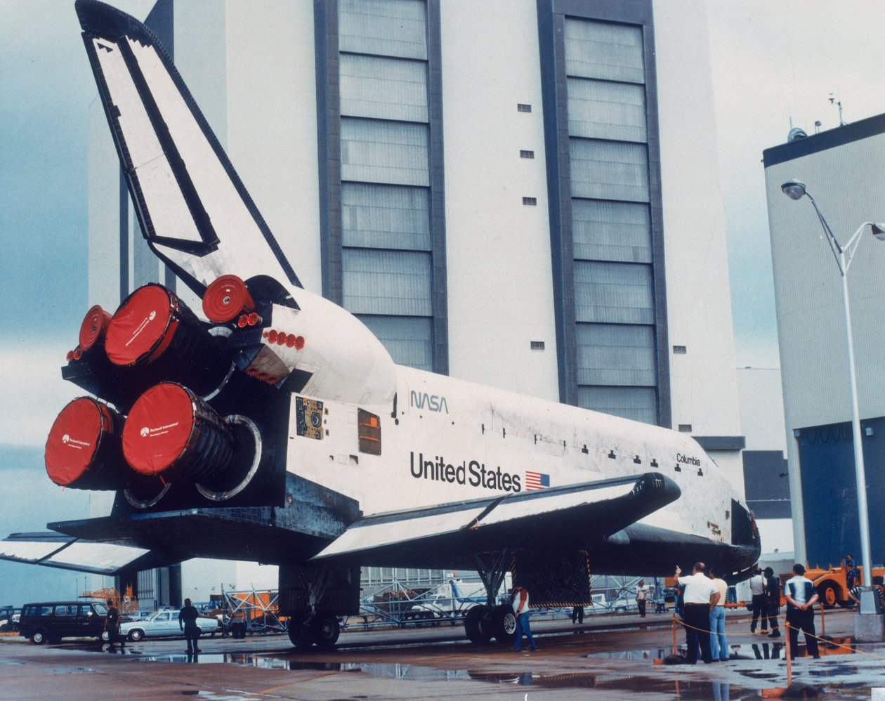 Rymdfärjan Columbia på jorden, 1980-talet av Unbekannt
